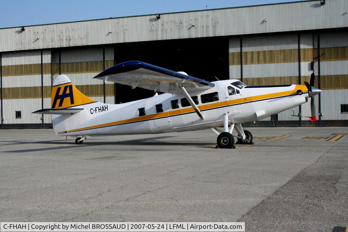 C-FHAH, De Havilland Canada DHC-3T Vazar Turbine Otter C/N 406, picture very rarz at Marseille - France