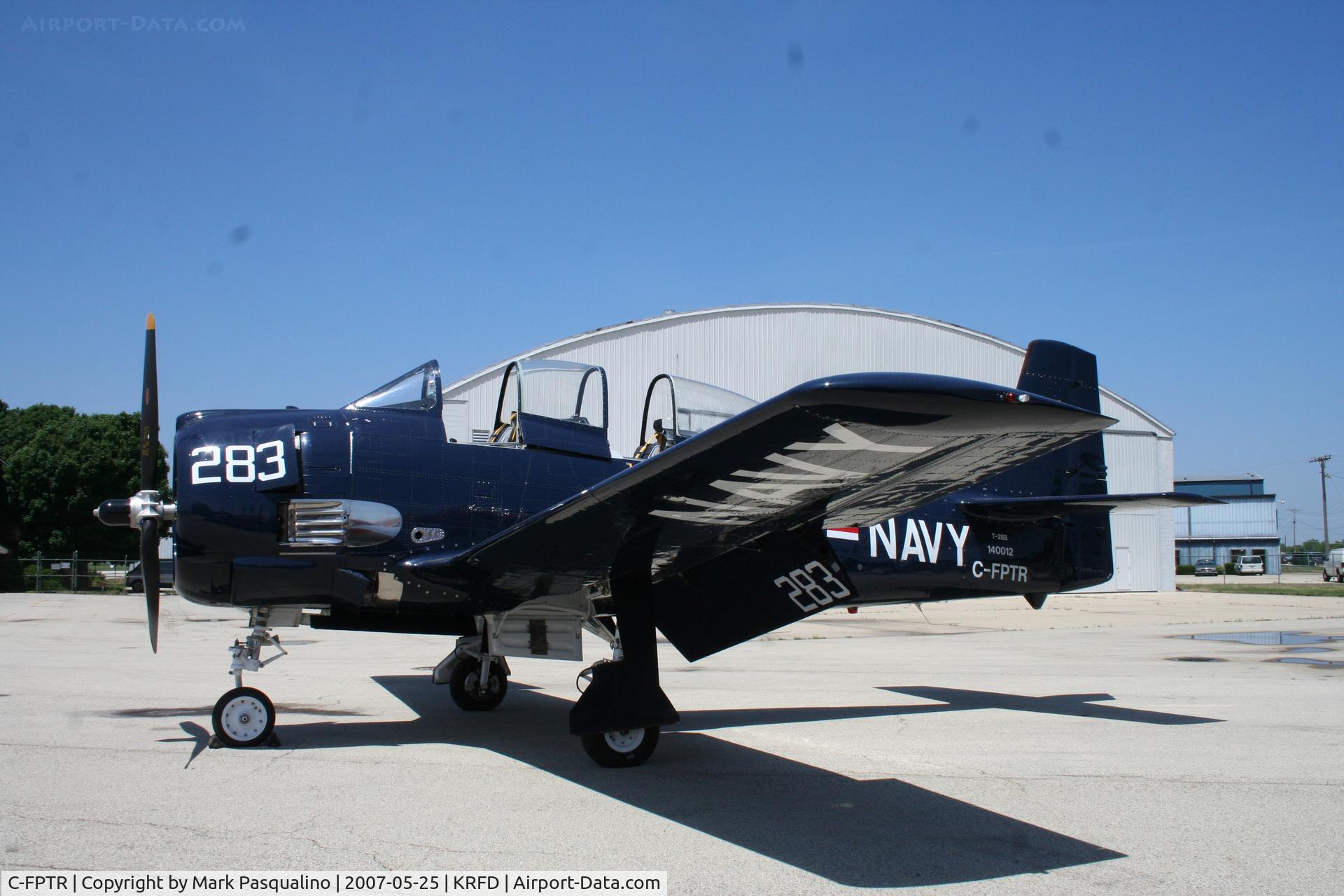 C-FPTR, 1955 North American T-28B Trojan C/N 219-11, North American T-28B