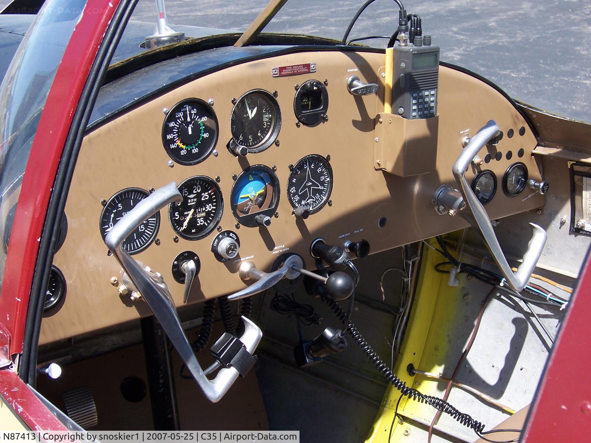 N87413, 1946 Erco 415C Ercoupe C/N 586, Ercoupe 415-C - Panel