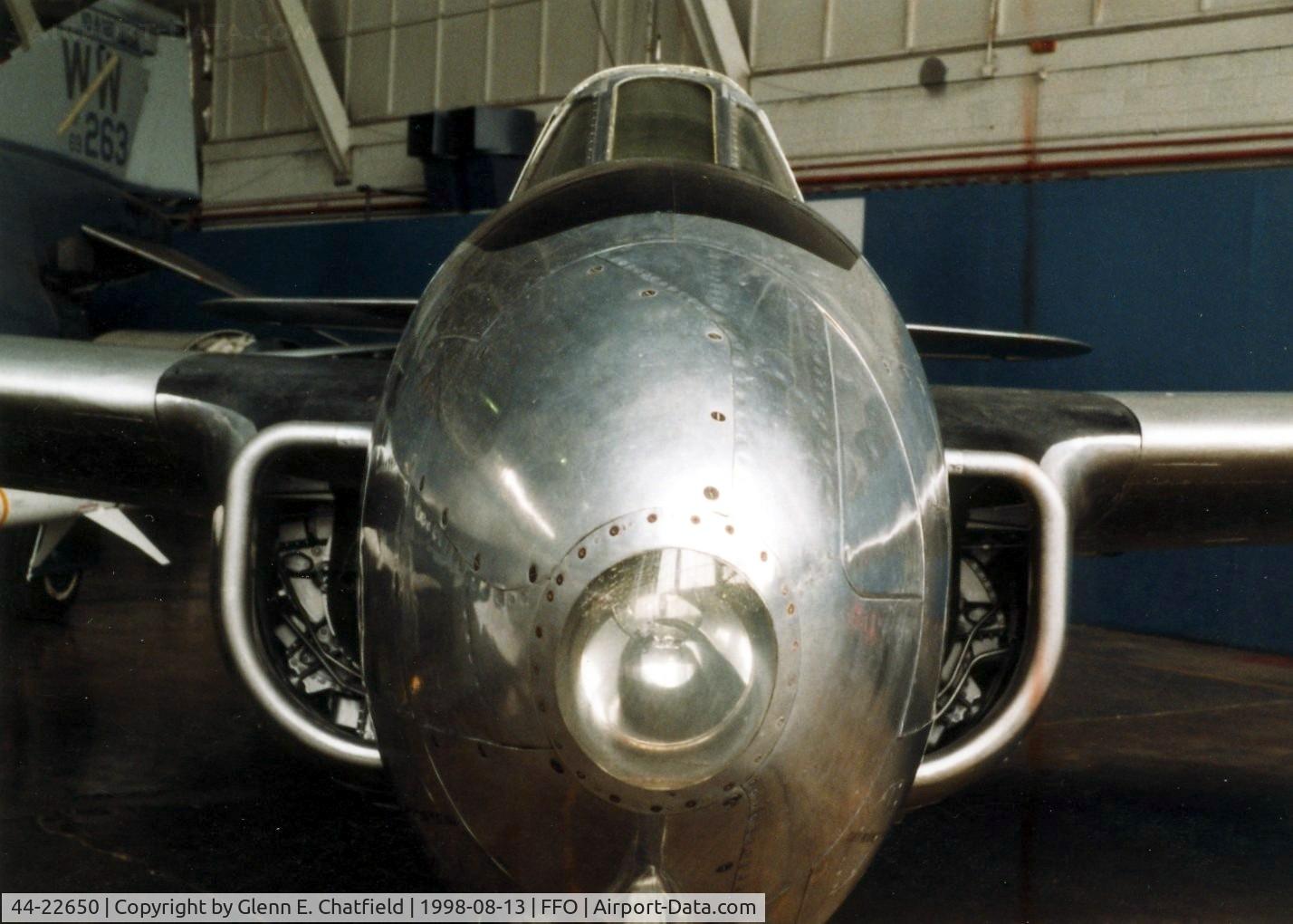44-22650, 1944 Bell P-59B Airacomet C/N 27-58, P-59B at the National Museum of the U.S. Air Force