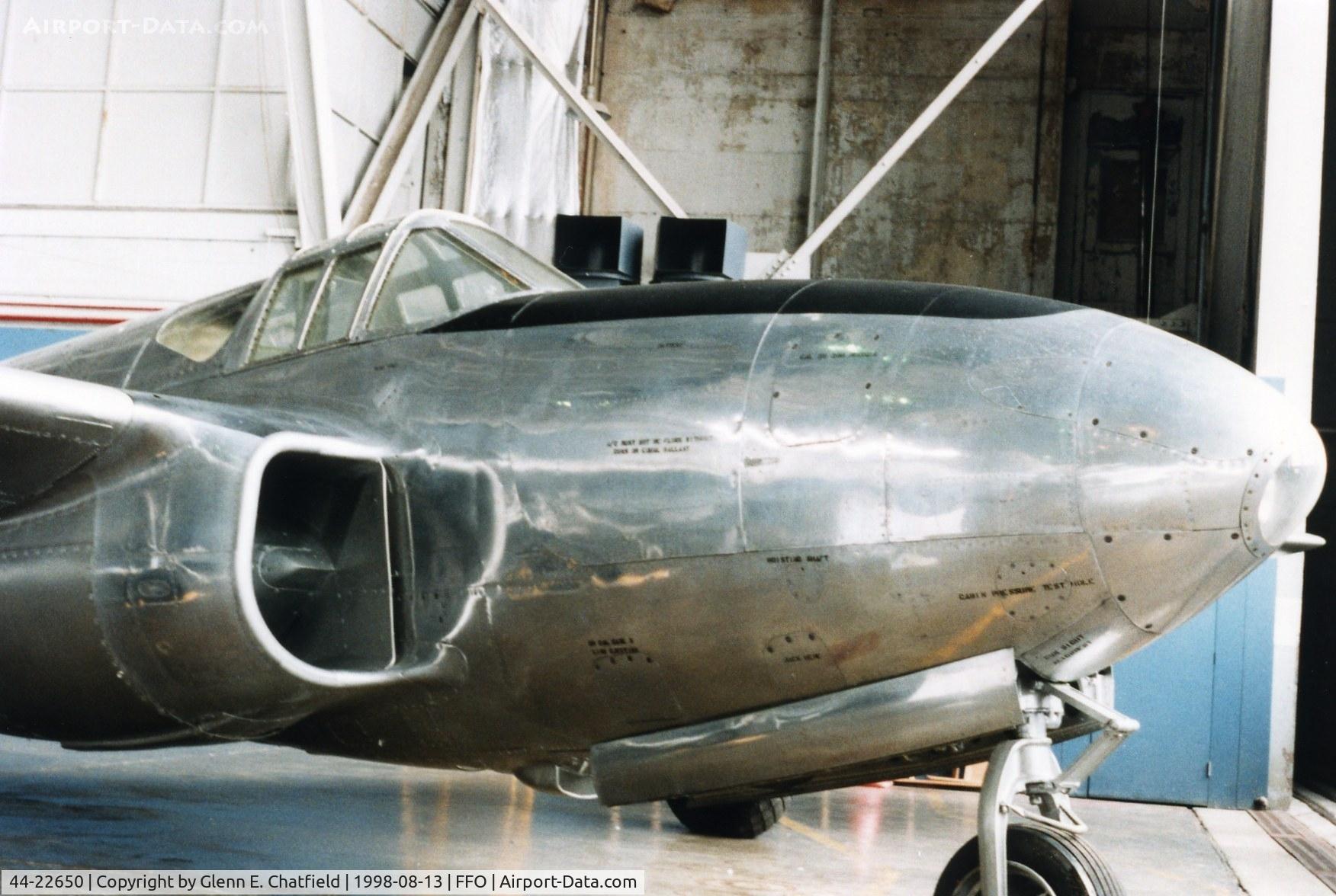 44-22650, 1944 Bell P-59B Airacomet C/N 27-58, P-59B at the National Museum of the U.S. Air Force