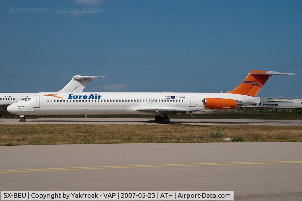 SX-BEU, 1989 McDonnell Douglas MD-83 (DC-9-83) C/N 49848, Euroair MD80