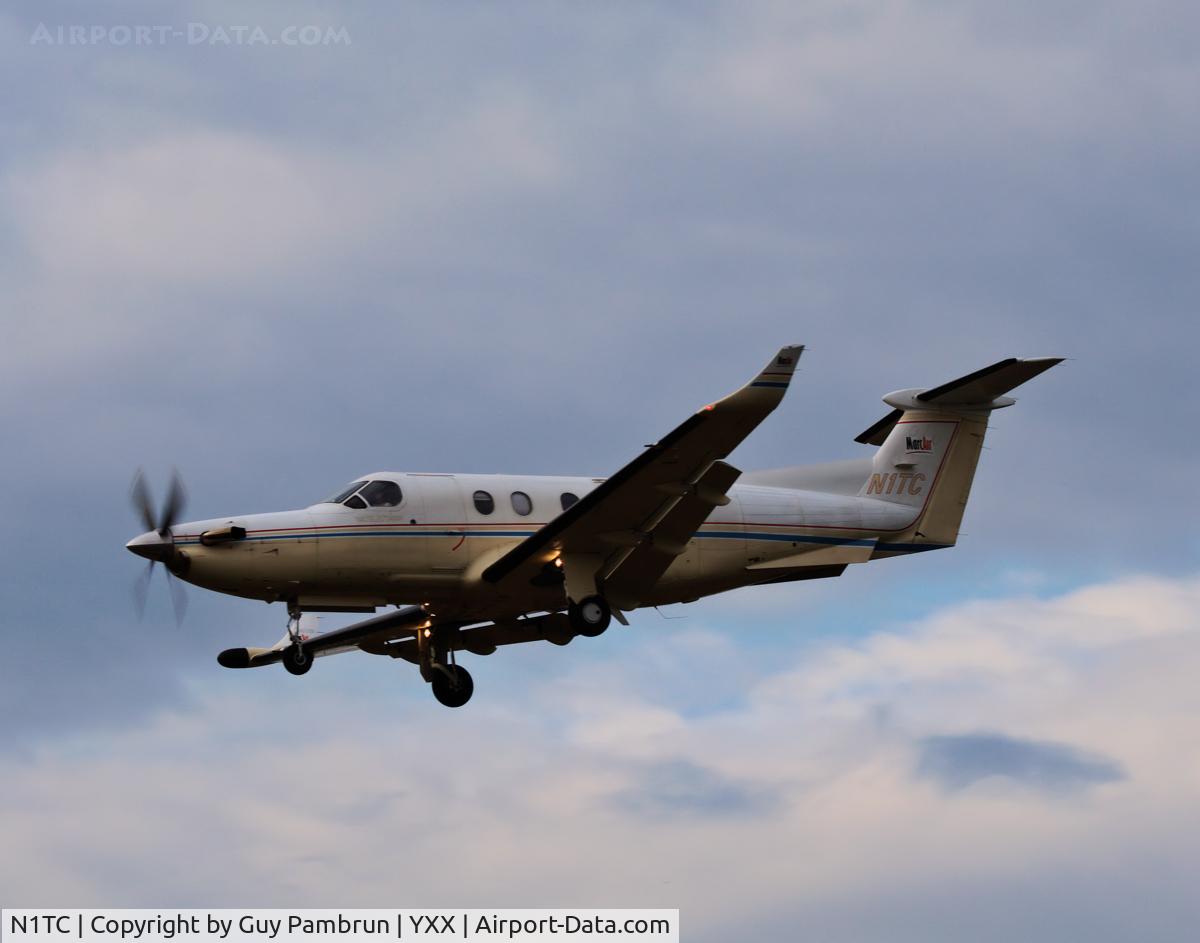 N1TC, 1995 Pilatus PC-12 C/N 130, On short final into YXX