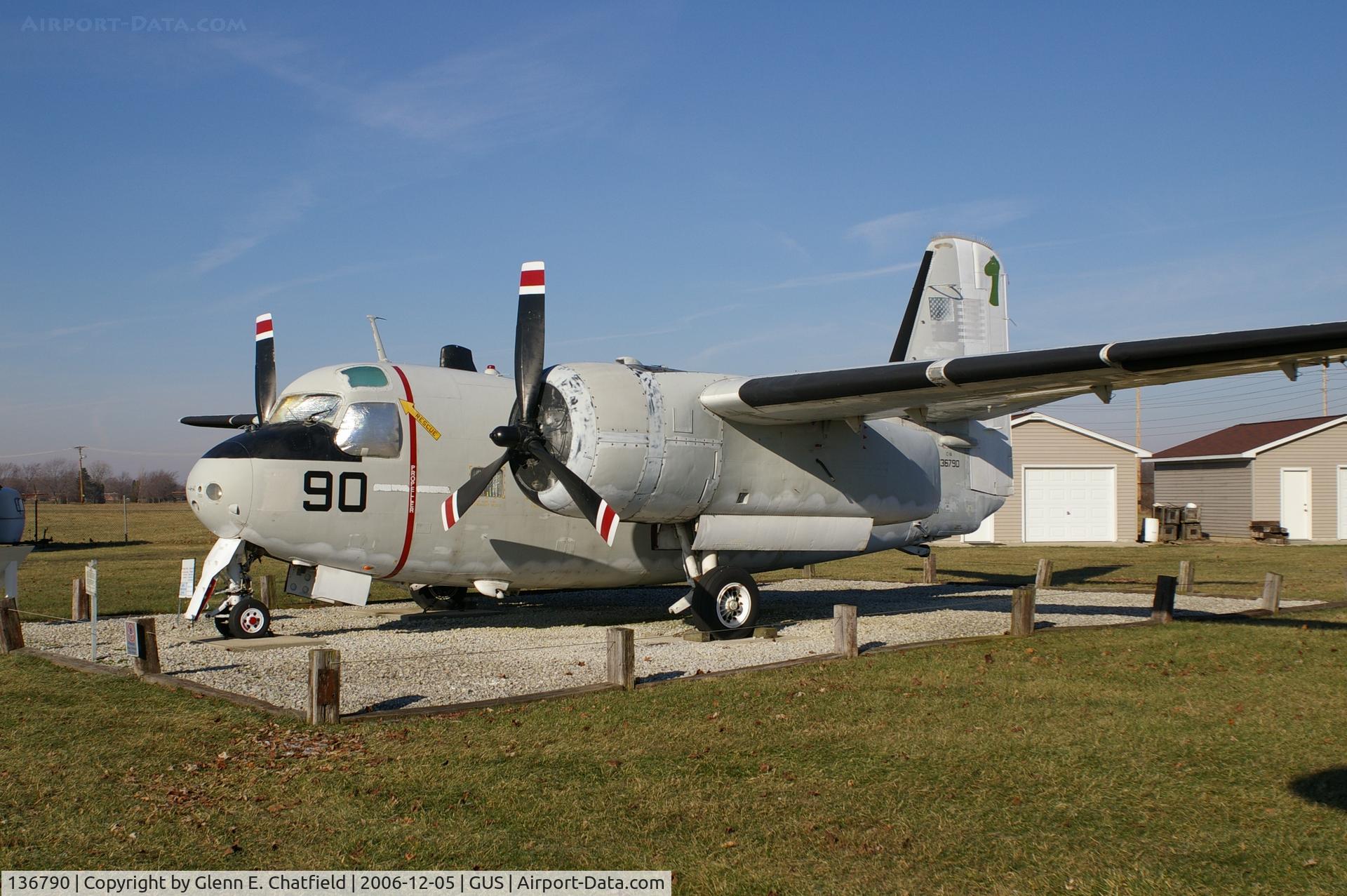 136790, Grumman C-1A Trader C/N 43, C-1A at Grissom AFB Museum
