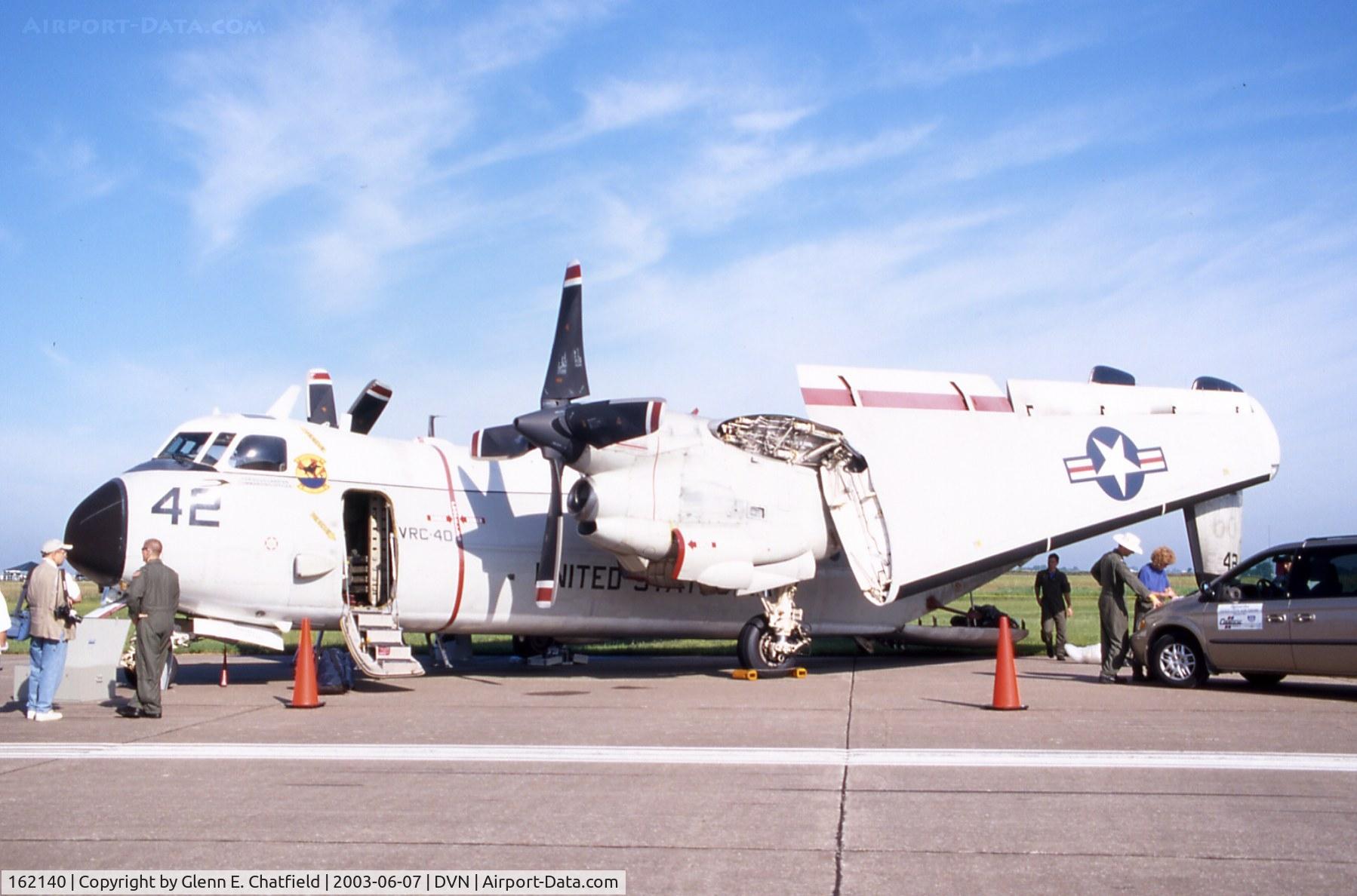 162140, 1985 Grumman C-2A Greyhound C/N 20, C-2A at the Quad Cities Air Show