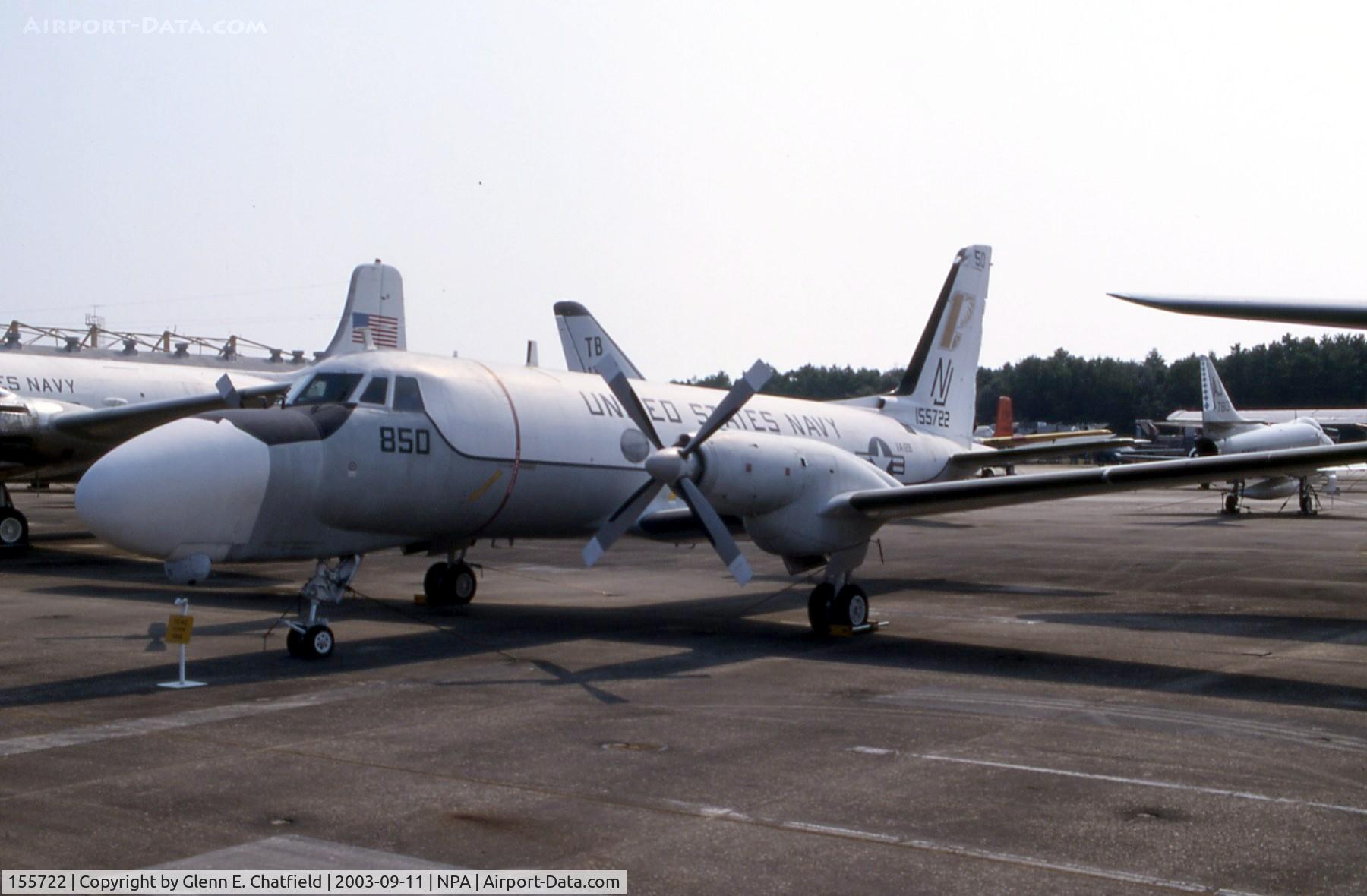 155722, 1966 Grumman TC-4C Academe (G-159) C/N 176, TC-4C at the National Museum of Naval Aviation