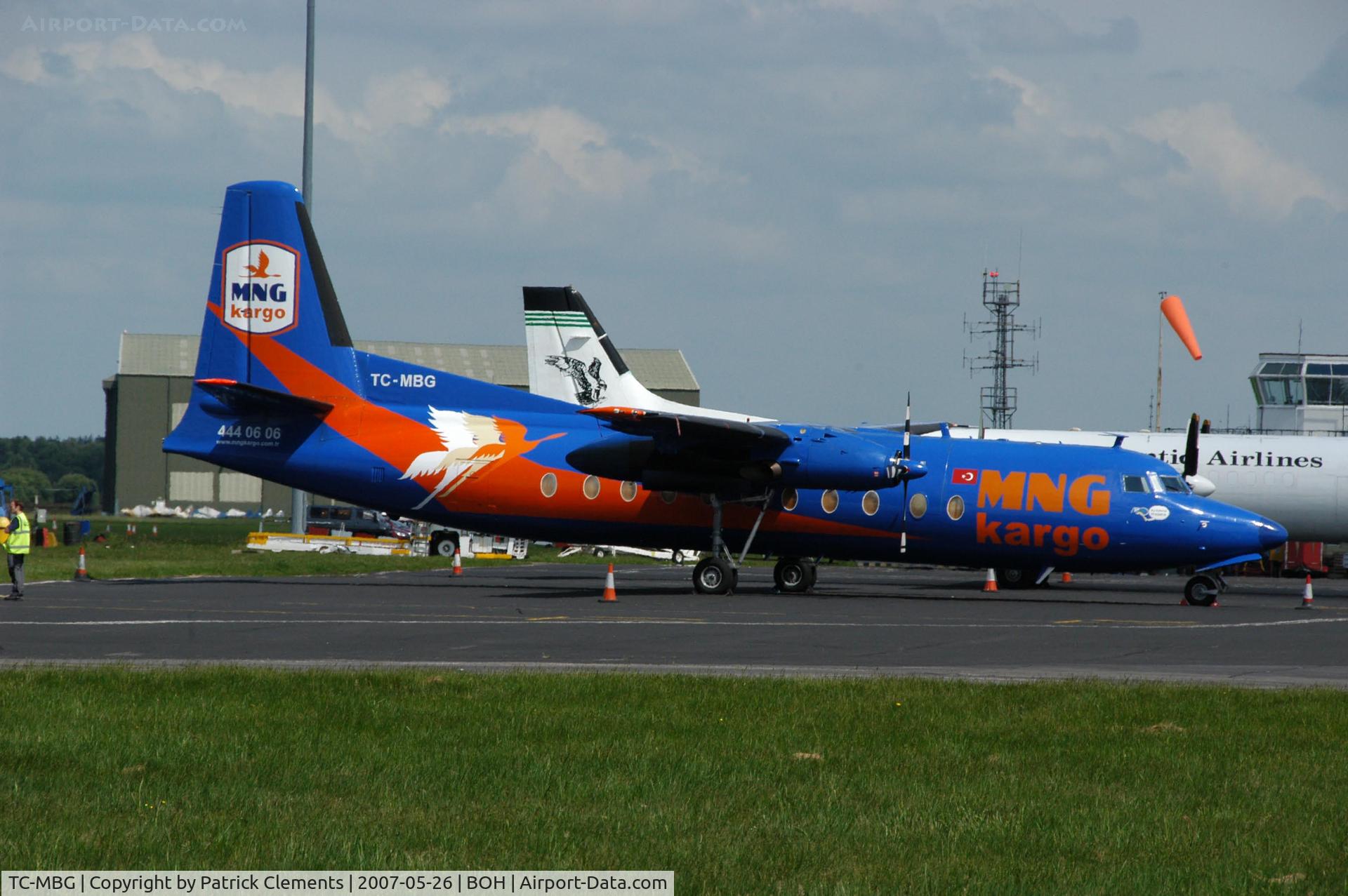 TC-MBG, 1971 Fokker F-27-500 Friendship C/N 10459, MNG KARGO FOKKER F27-500