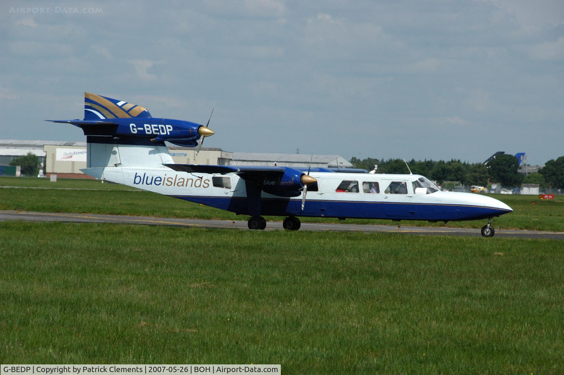 G-BEDP, 1976 Britten-Norman BN-2A Mk.III-2 Trislander C/N 1039, BLUE ISLANDS TRISLANDER MK-111-2