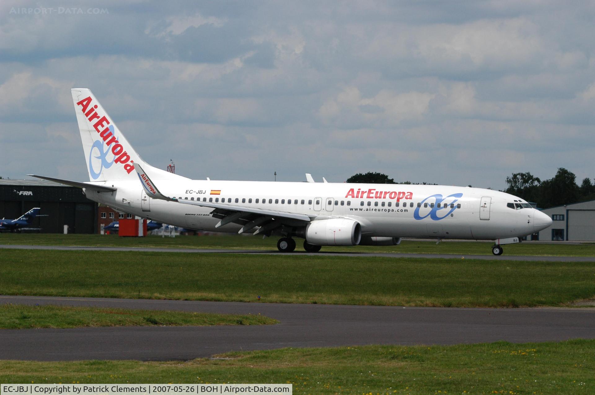 EC-JBJ, 2004 Boeing 737-8BK C/N 33972, AIR EUROPA 737-8BK