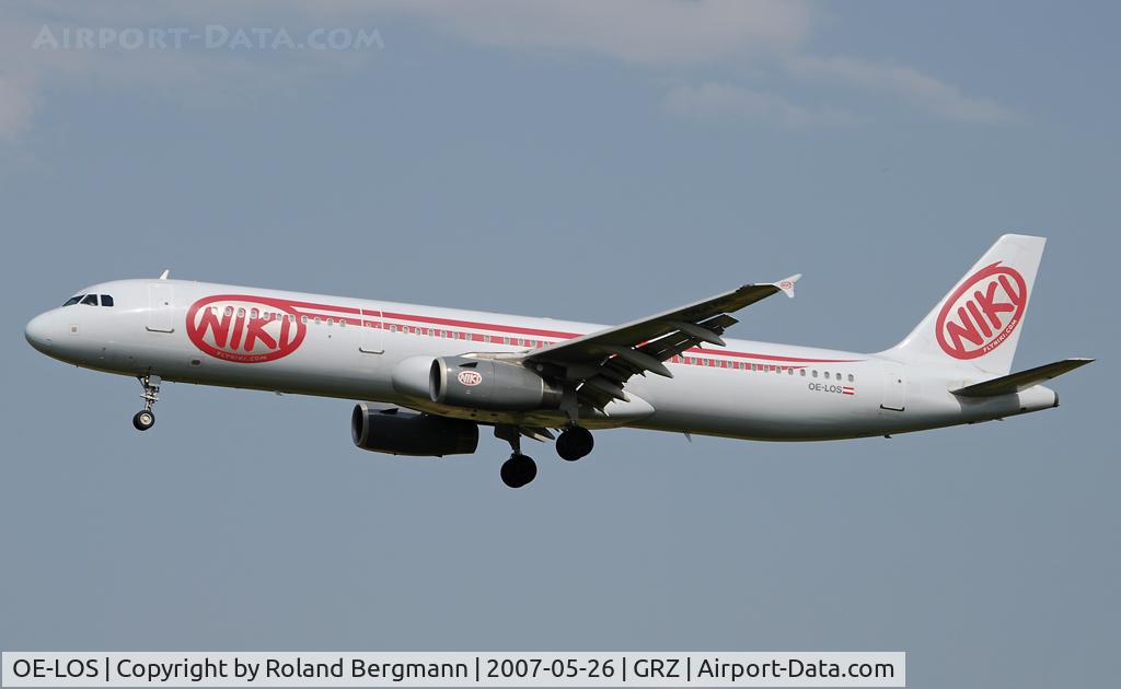 OE-LOS, 2001 Airbus A321-231 C/N 1487, A321-231