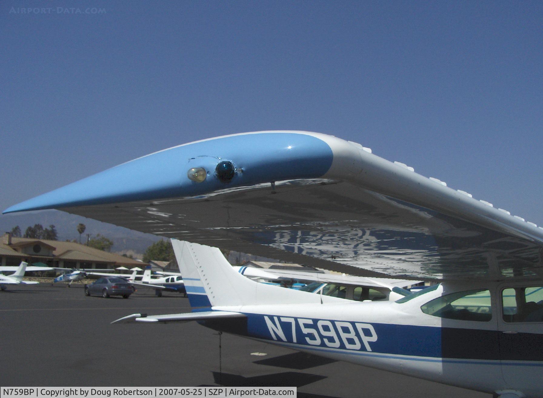 N759BP, 1977 Cessna 182Q Skylane C/N 18265865, 1977 Cessna 182Q SKYLANE, Continental O-470-U 230 Hp, Note: Wing vortex generator mod lowers stall speed, other slow flight maneuverability improvements