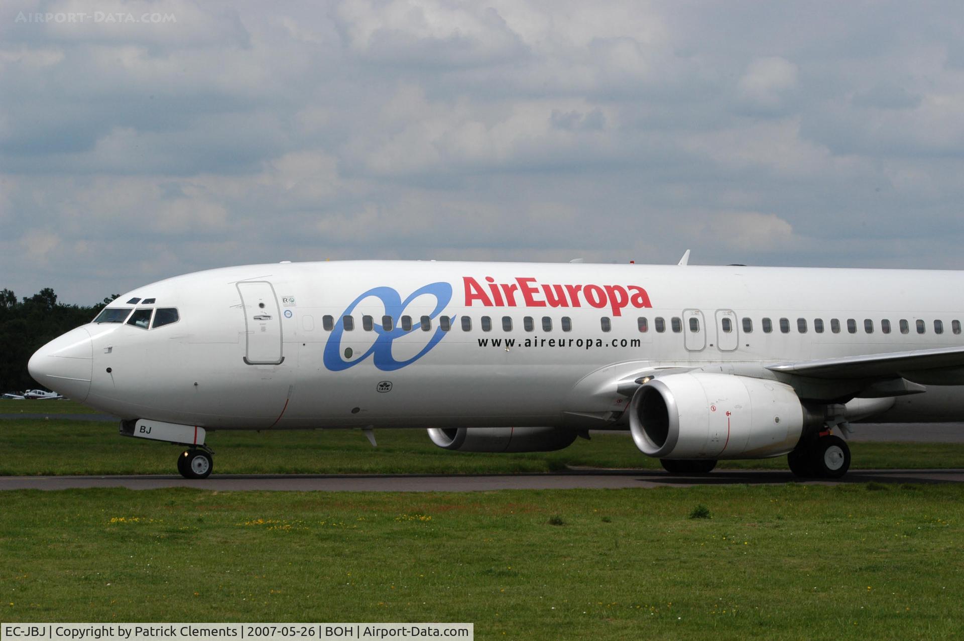 EC-JBJ, 2004 Boeing 737-8BK C/N 33972, AIR EUROPA 737-8BK