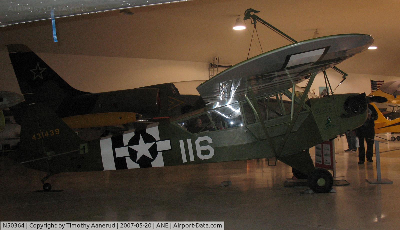 N50364, 1943 Piper J-3 Cub C/N 10300, American Wings Museum