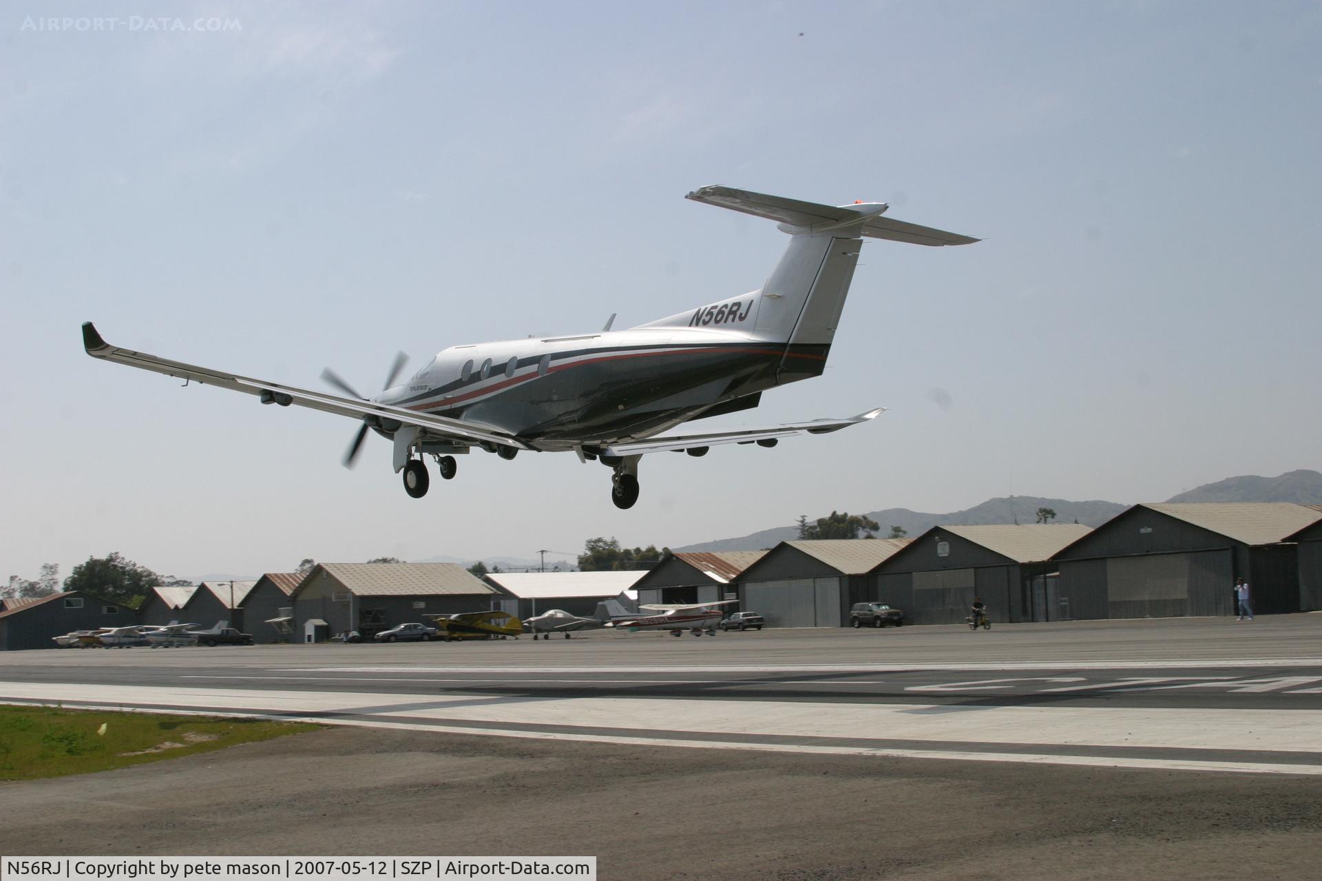 N56RJ, 2006 Pilatus PC-12/47 C/N 758, lots of right rudder for lots of torque