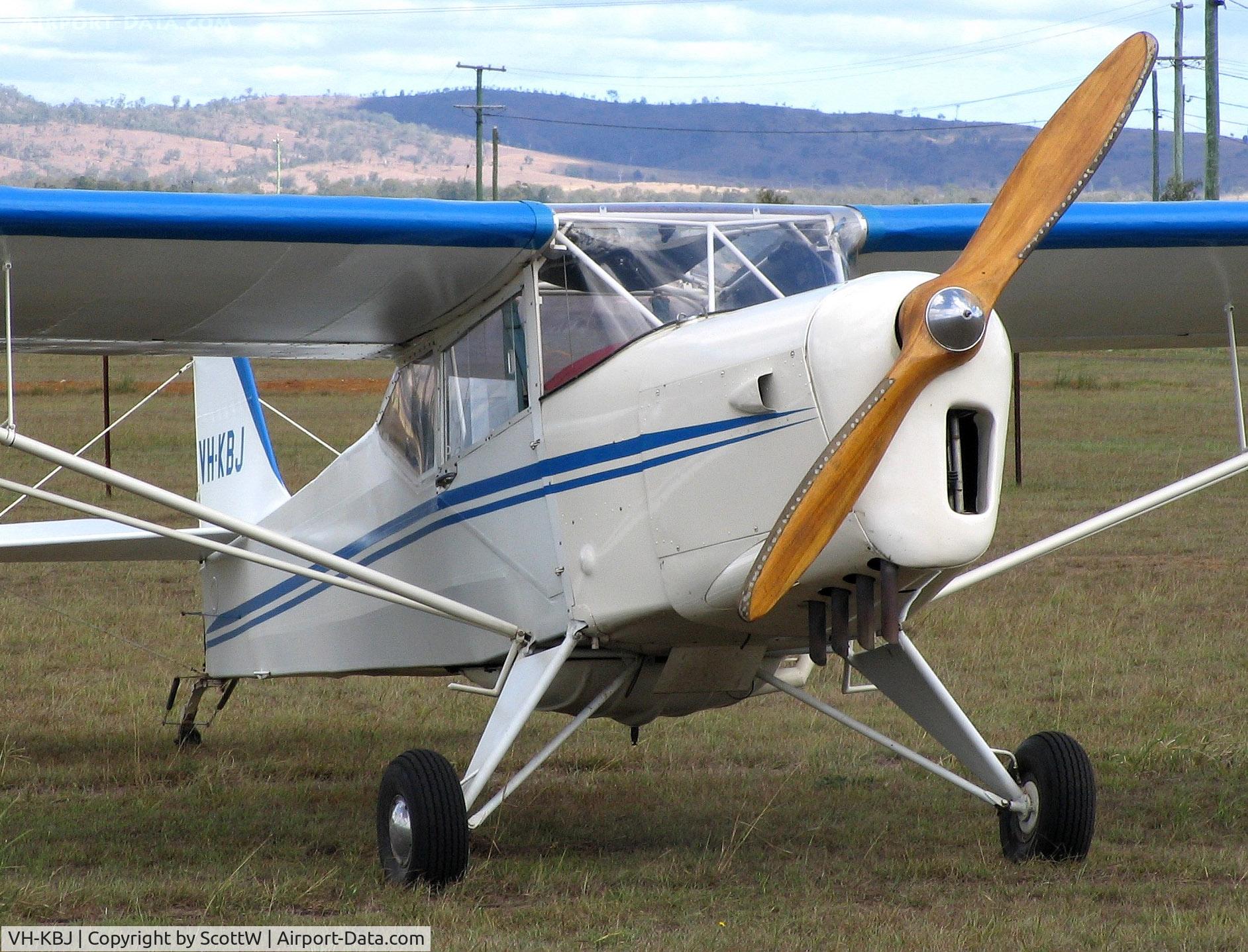 VH-KBJ, 1951 Auster J-1B Aiglet C/N 2678, image taken at Watts Bridge Memorial airfield