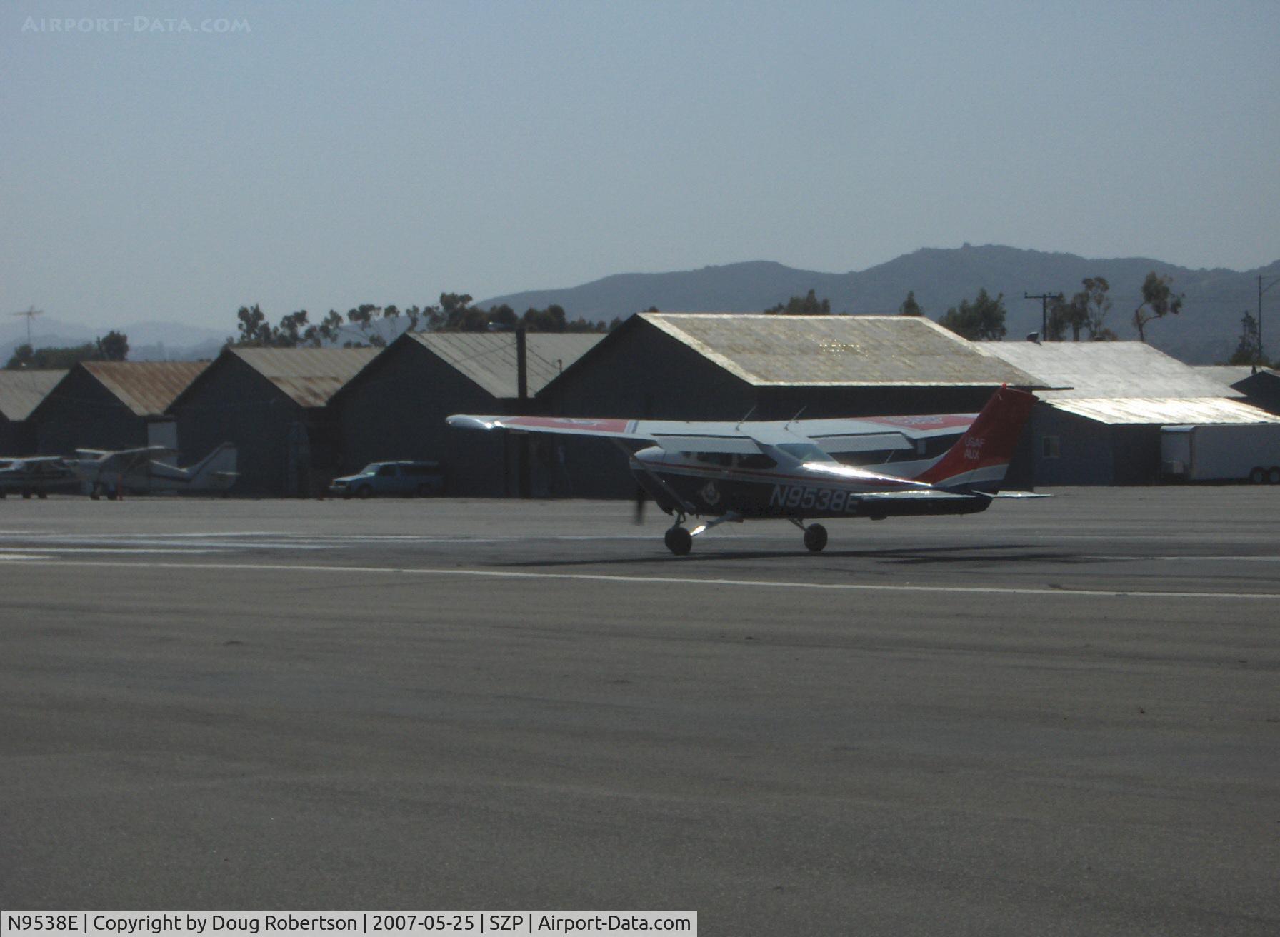 N9538E, 1984 Cessna 182R Skylane C/N 18268422, 1984 Cessna 182R SKYLANE, Continental O-470-U 230 Hp, Civil Air Patrol aircraft, takeoff roll Rwy 22