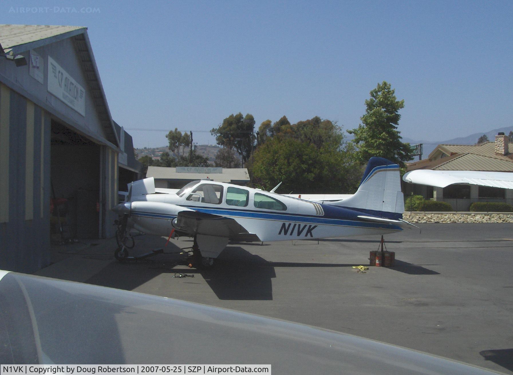 N1VK, 1960 Beech B95 Travel Air C/N TD-403, 1960 Beech B95 Travel Air, two Lycoming O&VO-360s 180 Hp each, maintenance