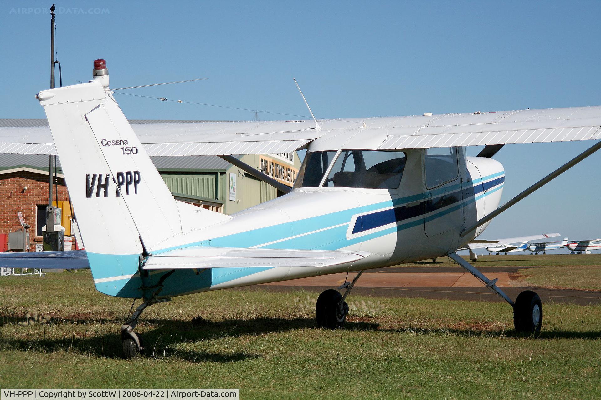 VH-PPP, 1965 Cessna 150F C/N 15061551, image taken at Toowoomba