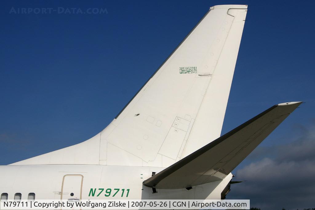N79711, 1999 Boeing 737-7BQ C/N 30547, Tail