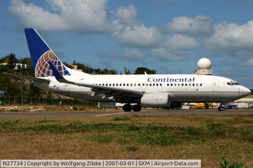 N27734, 1999 Boeing 737-724 C/N 28949, visitor