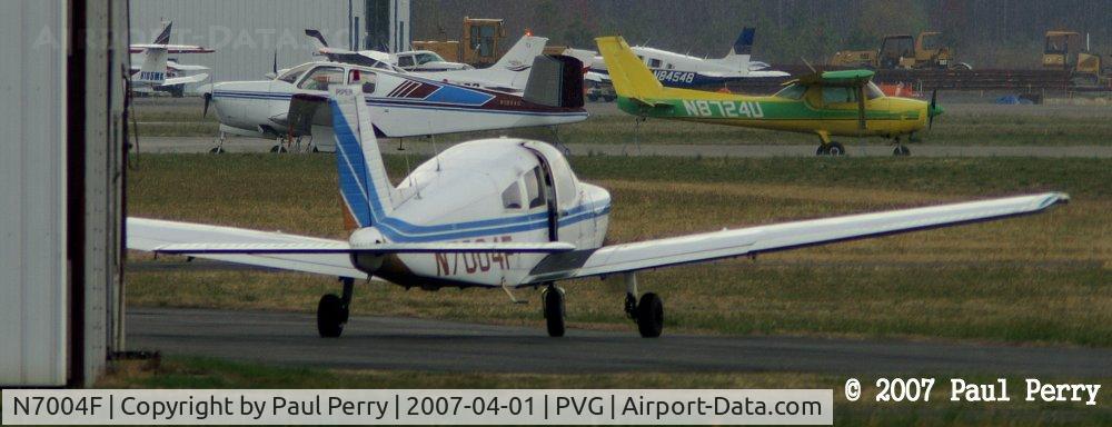 N7004F, 1976 Piper PA-28-181 Archer C/N 28-7790176, Ready to button up and head out, maybe beating the rain