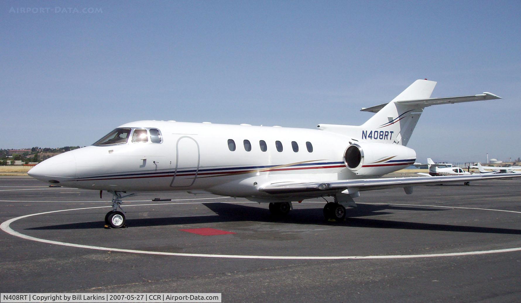 N408RT, 1999 Raytheon Hawker 800XP C/N 258440, Visitor from Texas.