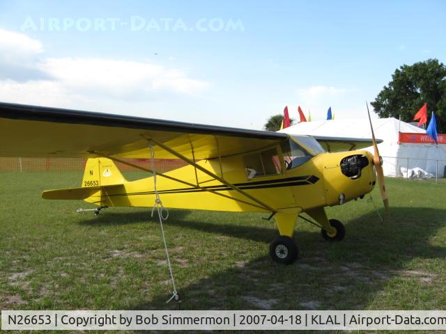 N26653, 1940 Taylorcraft BL-65 (L-2F) C/N 1995, Sun N Fun