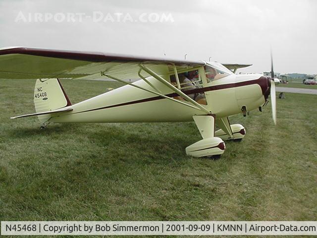 N45468, 1946 Luscombe 8A C/N 1995, Merfi Fly-in (Marion, OH)