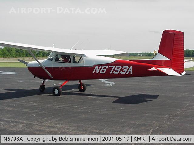 N6793A, 1956 Cessna 172 C/N 28893, Attending the Glasair fly-in (Marysville, OH)