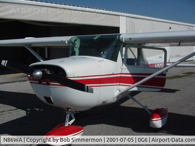 N86WA, 1969 Cessna 150J C/N 15070812, When based at Williams County, OH