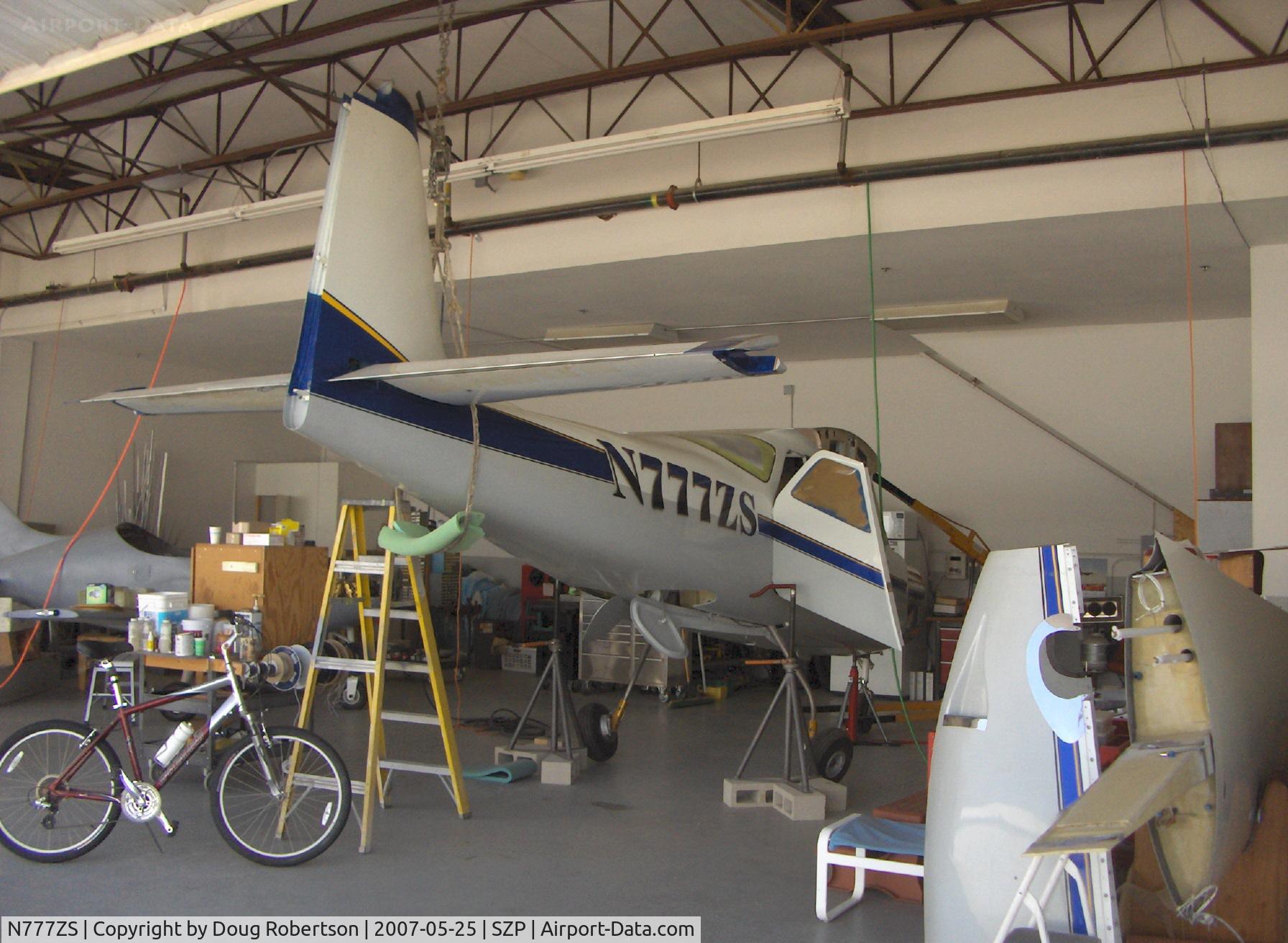 N777ZS, 2007 Hollmann Super Stallion C/N 030, 2007 Dierenfield Hollmann SUPER STALLION Turboprop engine, under construction