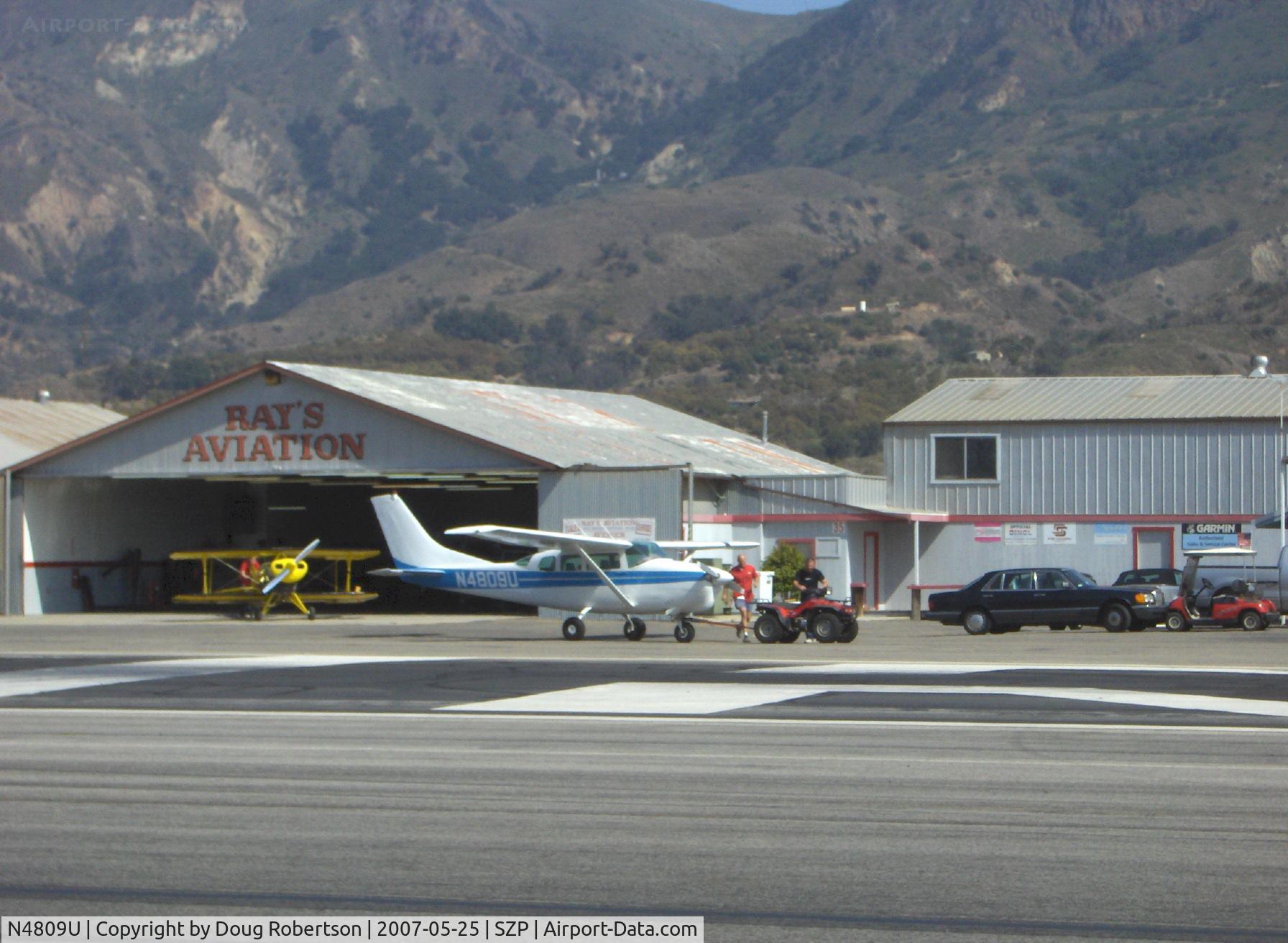 N4809U, 1963 Cessna 210-5A (205A) C/N 205-0509, 1963 Cessna 210-5A (205A) UTILINE (fixed gear version of C210) Continental IO-470-E 260 Hp, tow from maintenance