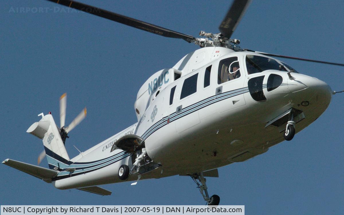 N8UC, 2003 Sikorsky S-76C+ C/N 760553, 2003 Sikorsky buzzing the track at Virginia International Speedway near Danville Va.