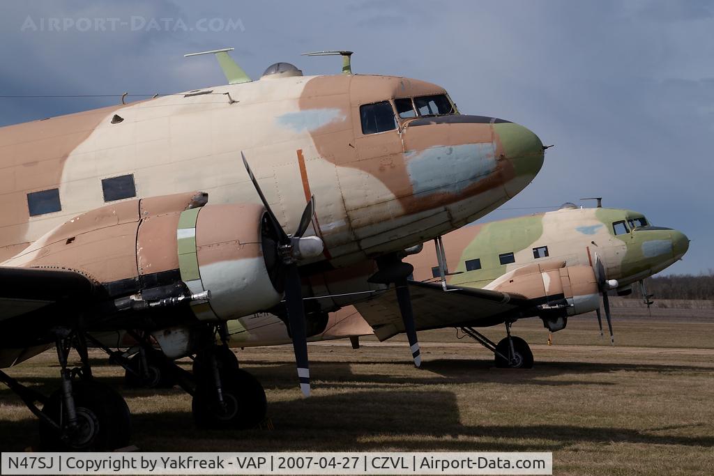 N47SJ, 1943 Douglas DC3C-R (C-47B-5-DK) C/N 14423, ex Israeli Air Force Douglas DC3