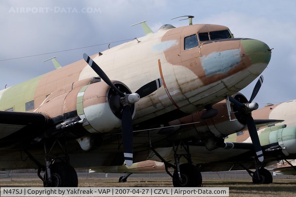 N47SJ, 1943 Douglas DC3C-R (C-47B-5-DK) C/N 14423, ex Israeli Air Force Douglas DC3
