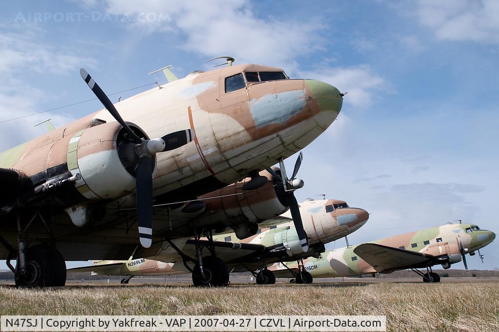 N47SJ, 1943 Douglas DC3C-R (C-47B-5-DK) C/N 14423, ex Israeli Air Force Douglas DC3