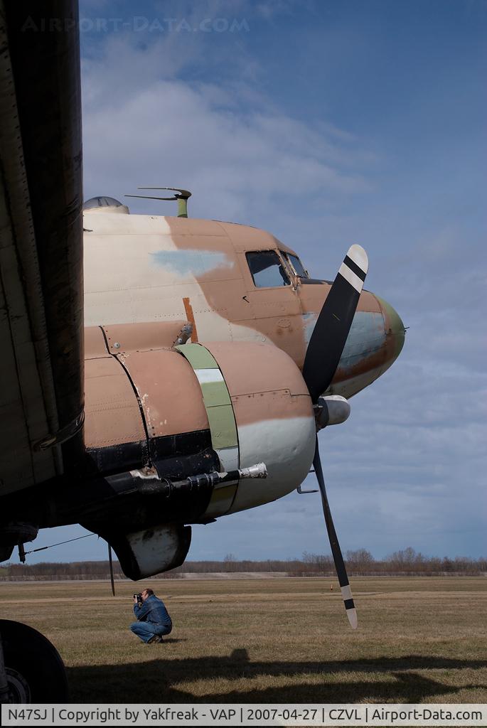 N47SJ, 1943 Douglas DC3C-R (C-47B-5-DK) C/N 14423, ex Israeli Air Force Douglas DC3