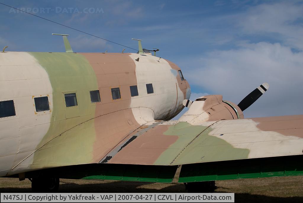 N47SJ, 1943 Douglas DC3C-R (C-47B-5-DK) C/N 14423, ex Israeli Air Force Douglas DC3