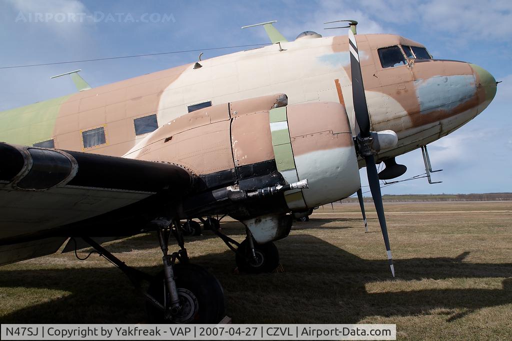 N47SJ, 1943 Douglas DC3C-R (C-47B-5-DK) C/N 14423, ex Israeli Air Force Douglas DC3