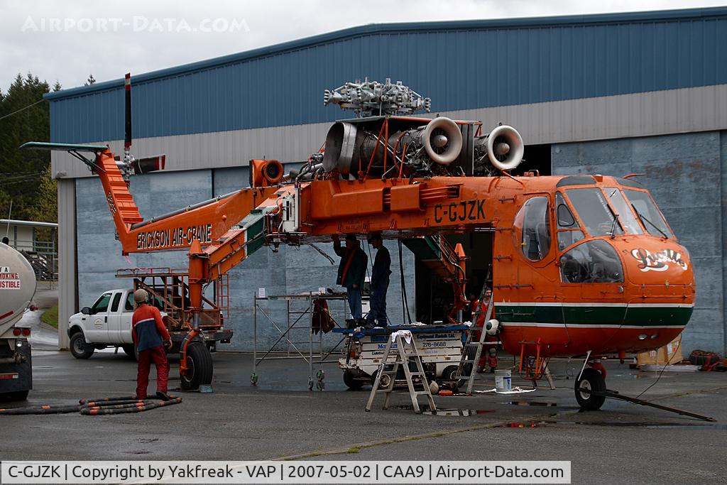 C-GJZK, 1962 Sikorsky S-64E C/N 64.003, Erickson Air Crane Sikorsky S64