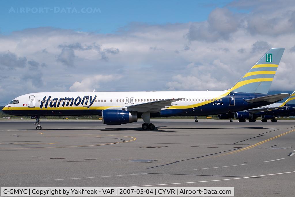 C-GMYC, 1987 Boeing 757-258 C/N 23917, Harmony Boeing 757-200