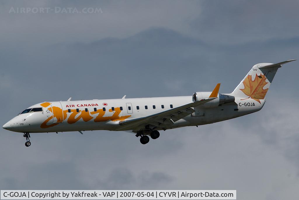 C-GOJA, 2005 Bombardier CRJ-200ER (CL-600-2B19) C/N 8009, Jazz Regionaljet