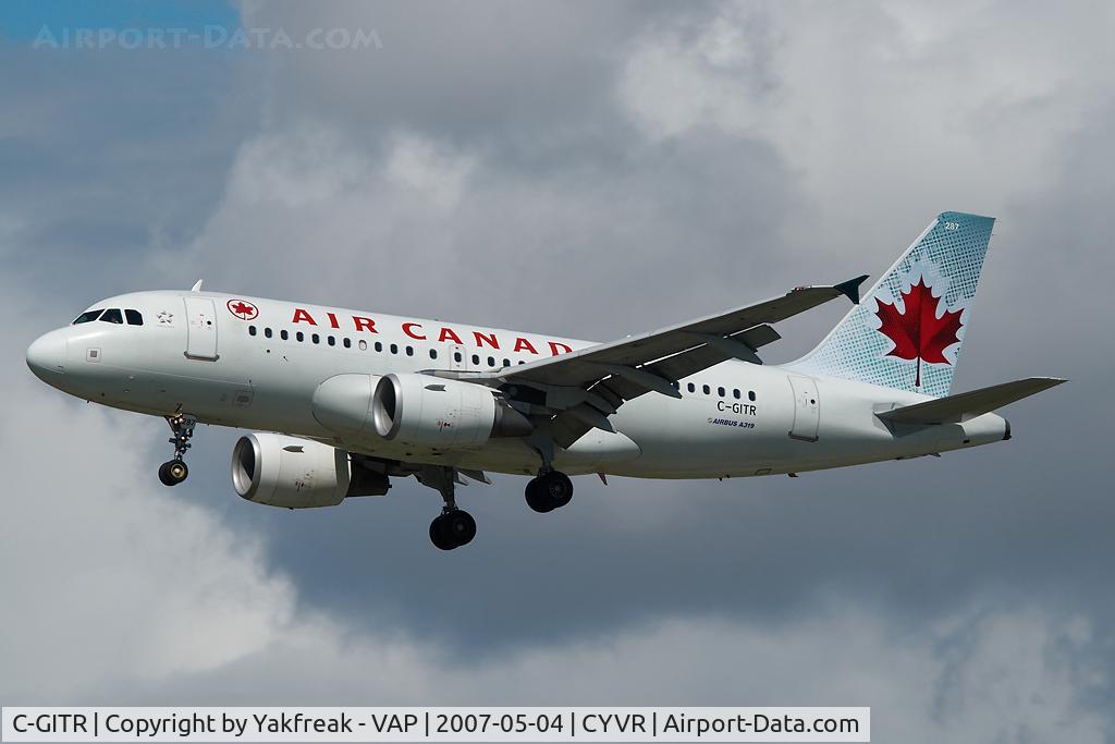 C-GITR, 2001 Airbus A319-112 C/N 1577, Air Canada Airbus 319