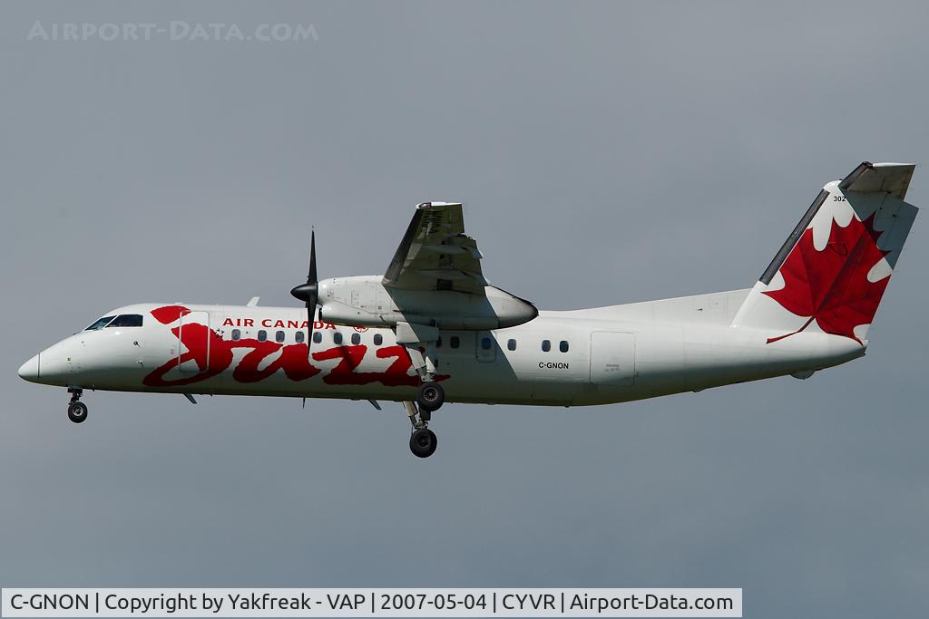 C-GNON, 1989 De Havilland Canada DHC-8-301 Dash 8 C/N 137, Jazz Dash 8-300