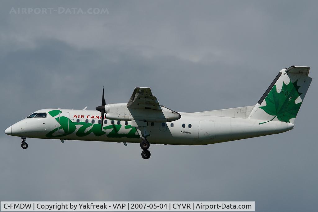 C-FMDW, 1991 De Havilland Canada DHC-8-311 Dash 8 C/N 269, Jazz Dash 8-300