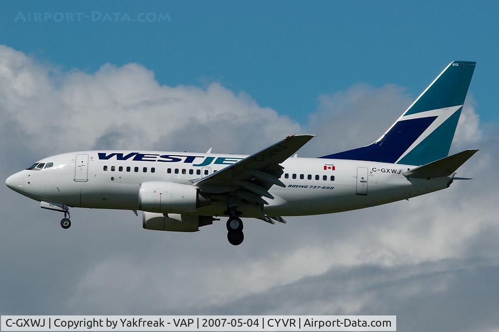 C-GXWJ, 2006 Boeing 737-6CT C/N 35570, Westjet Boeing 737-600