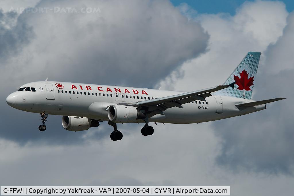 C-FFWI, 1990 Airbus A320-211 C/N 149, Air Canada Airbus 320