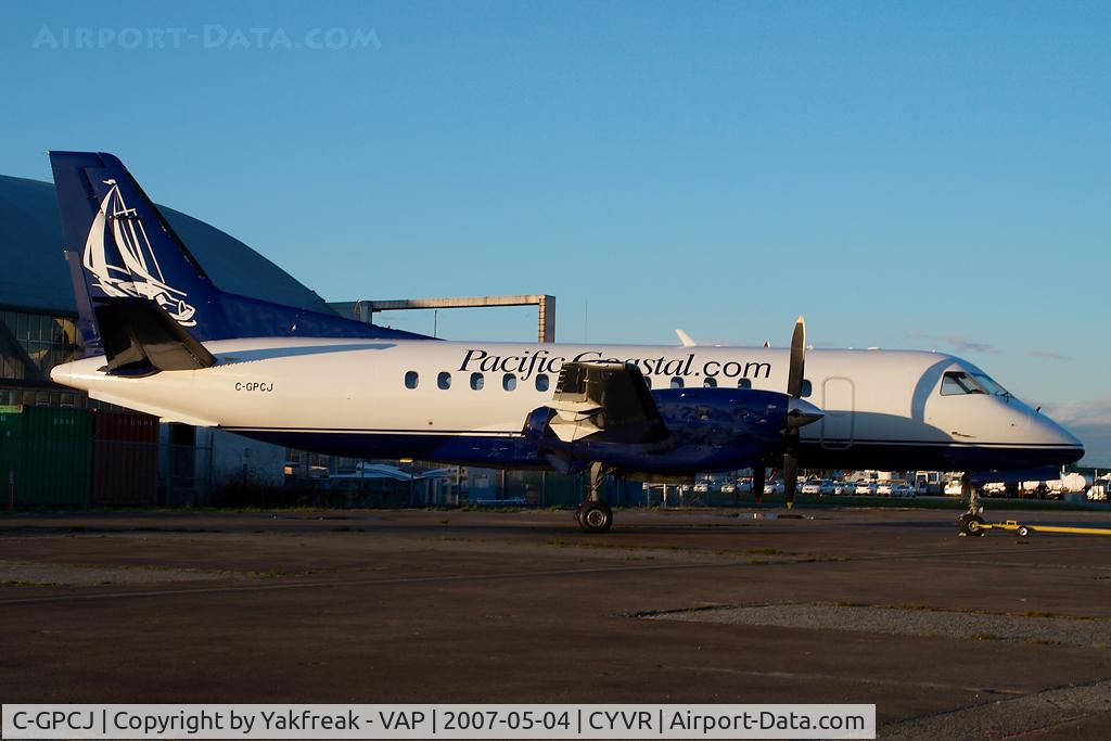 C-GPCJ, 1984 Saab SF340A C/N 340A-006, Pacific Coastal Saab 340