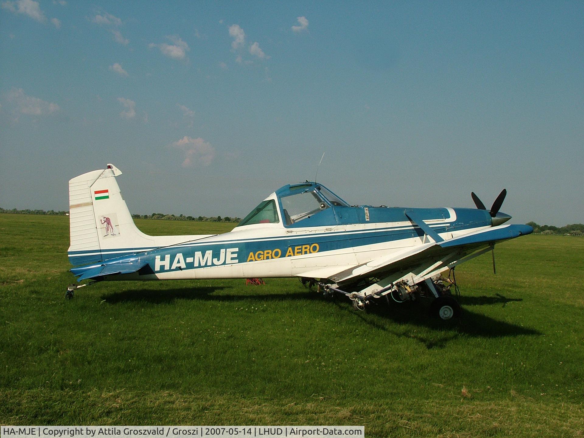 HA-MJE, Cessna A188B C/N 18802833, Szeged Airport Hungary (LHUD)