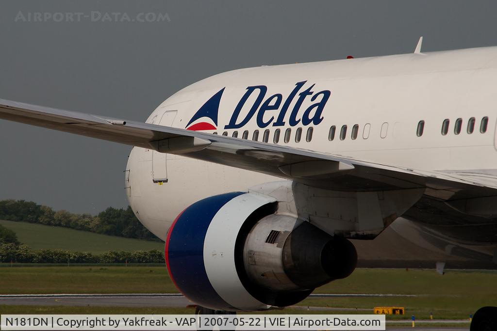N181DN, 1992 Boeing 767-332 C/N 25986, Delta Airlines Boeing 767-300